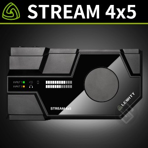 LEWITT STREAM 4x5 오디오인터페이스 4in-5out 인터넷방송 홈레코딩